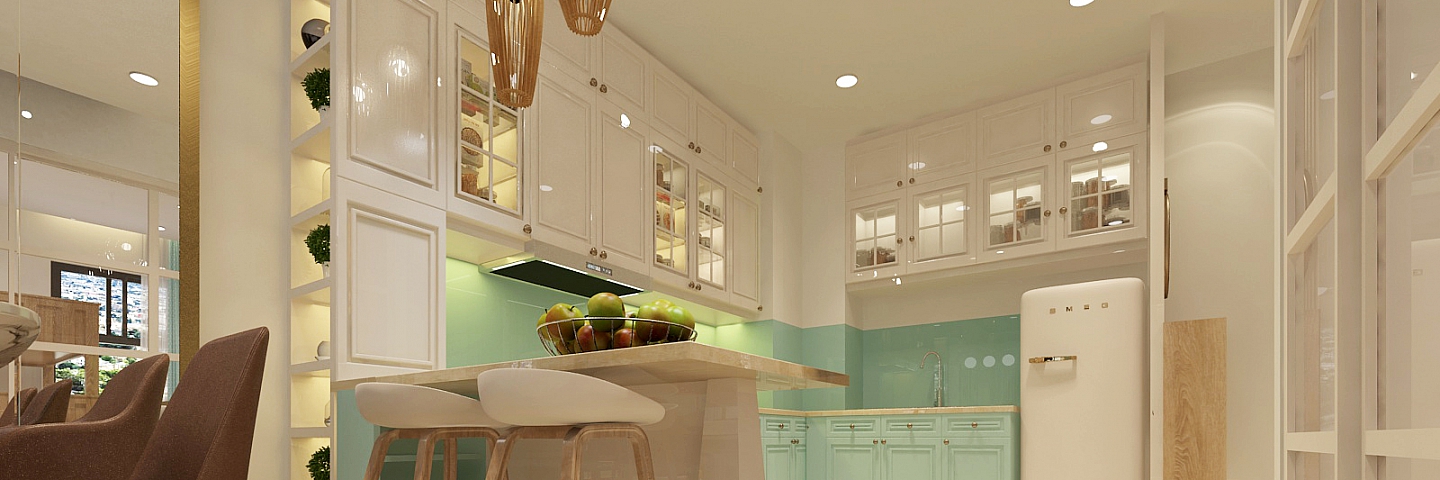 Thiết Kế Nội Thất Căn Hộ C16-03 chung cư SaiGon South( Chị Như)