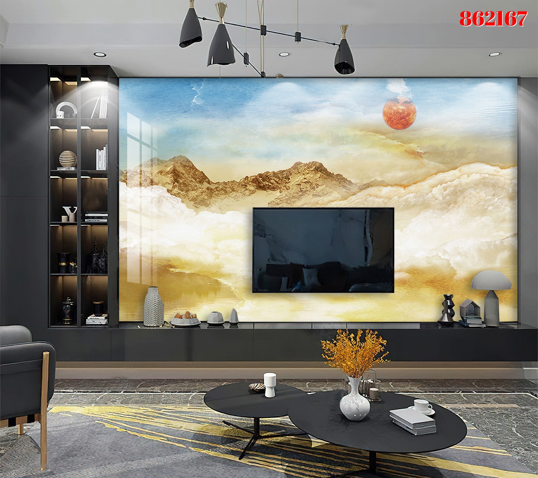 TẤM PVC TRÁNG GƯƠNG 3D VÂN ĐÁ GIẢ NGỌC P2