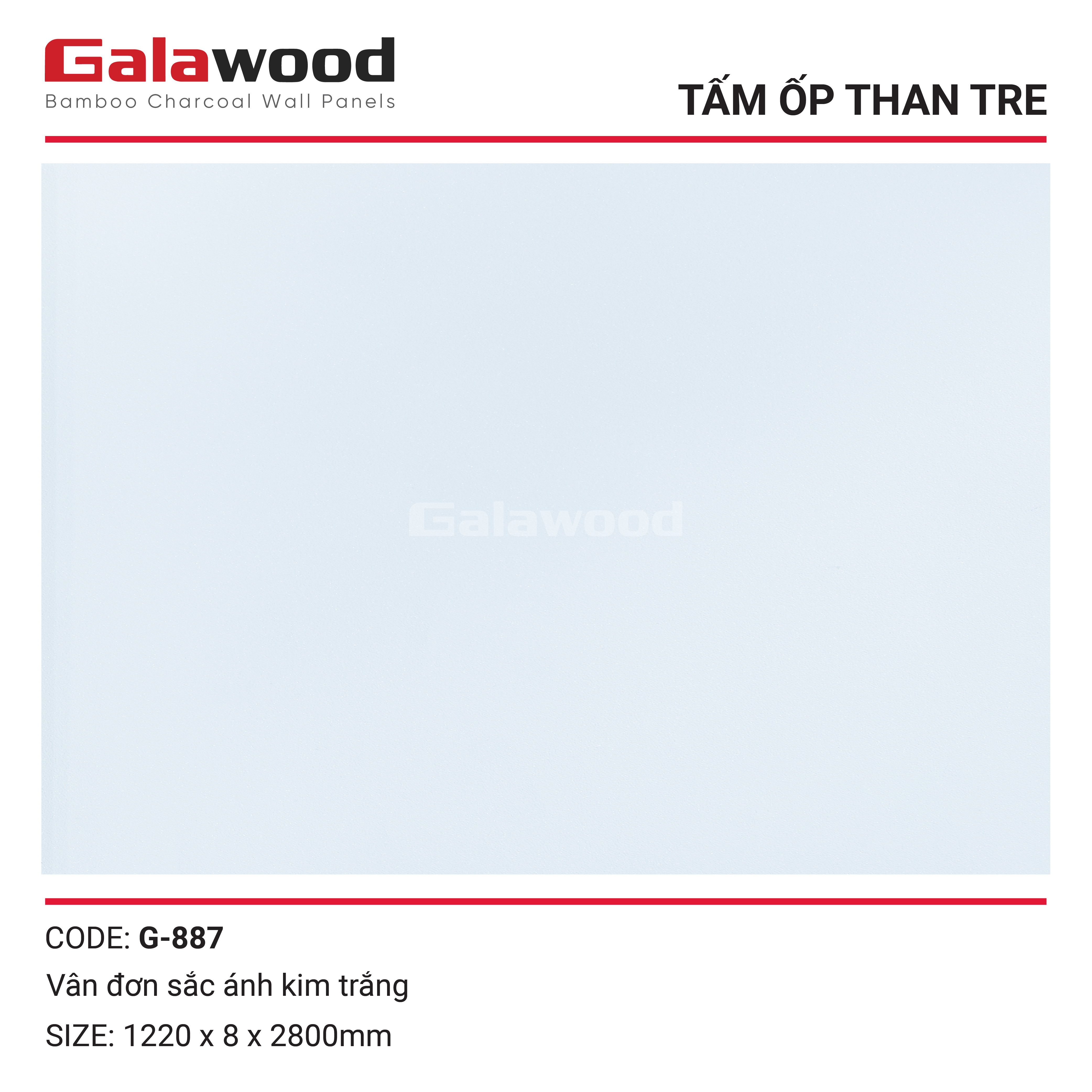 G-887 tấm ốp than tre Galawood