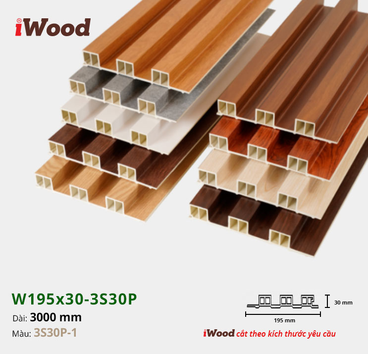 LAM 3 SÓNG IWOOD 3S30P-1
