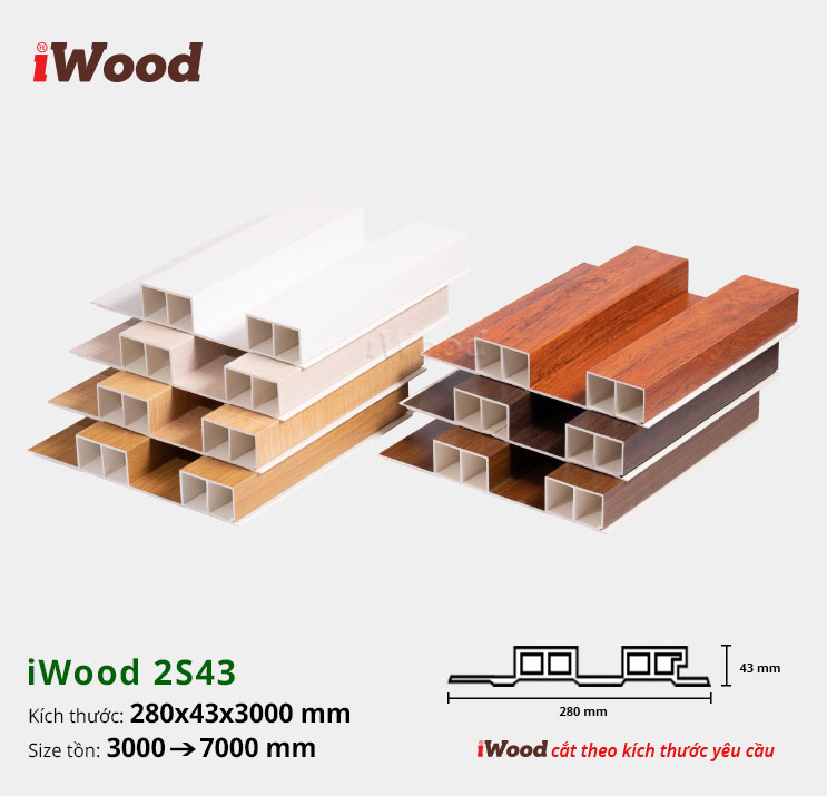 LAM 2 SÓNG IWOOD 2S43-6