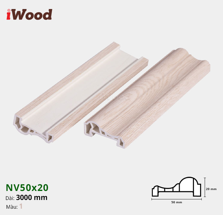 PK NẸP VIỀN IWOOD NV50X20
