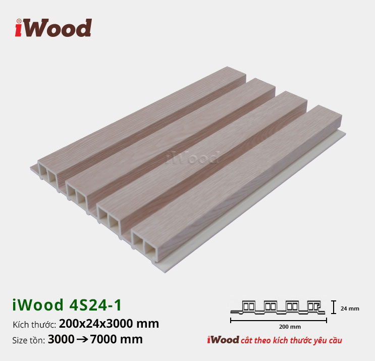 LAM 4 SÓNG IWOOD 4S24-1