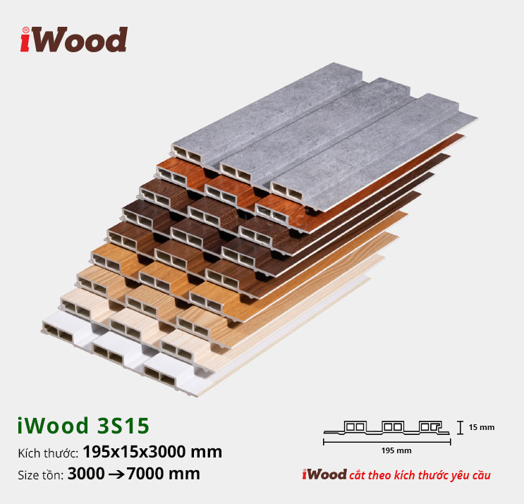 LAM 3 SÓNG IWOOD 3S15-6