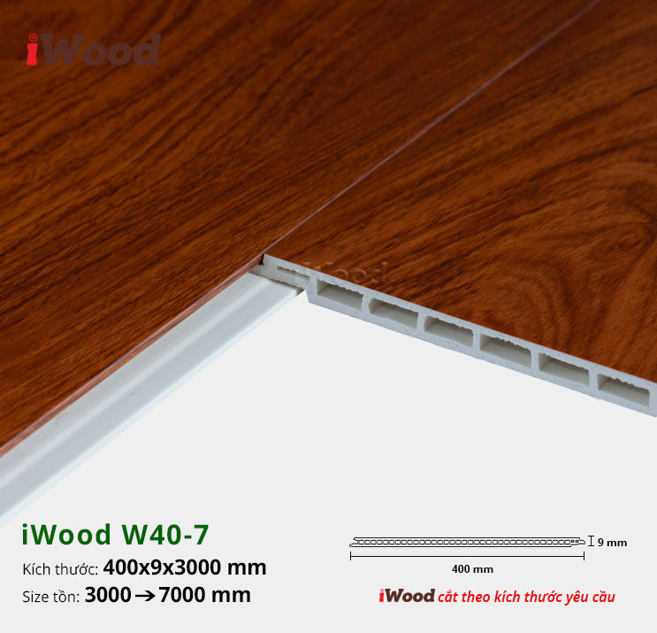 TẤM ỐP NANO IWOOD W40-7