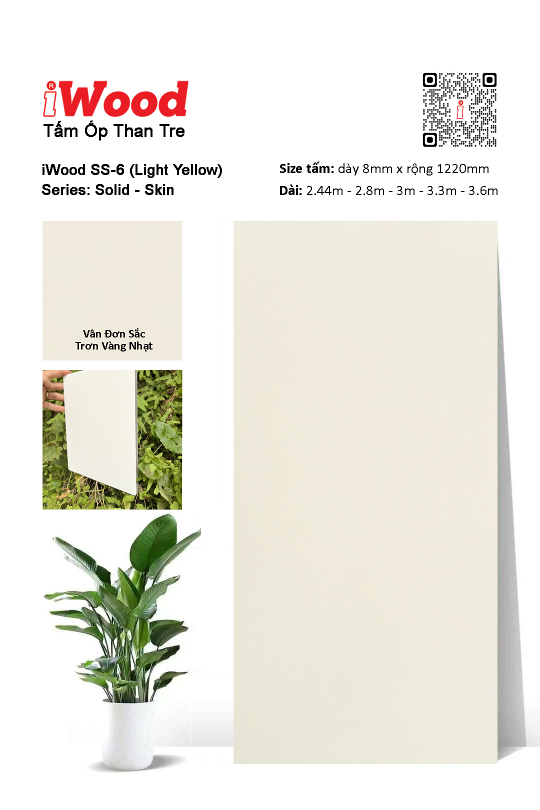 TẤM ỐP THAN TRE IWOOD SS-6