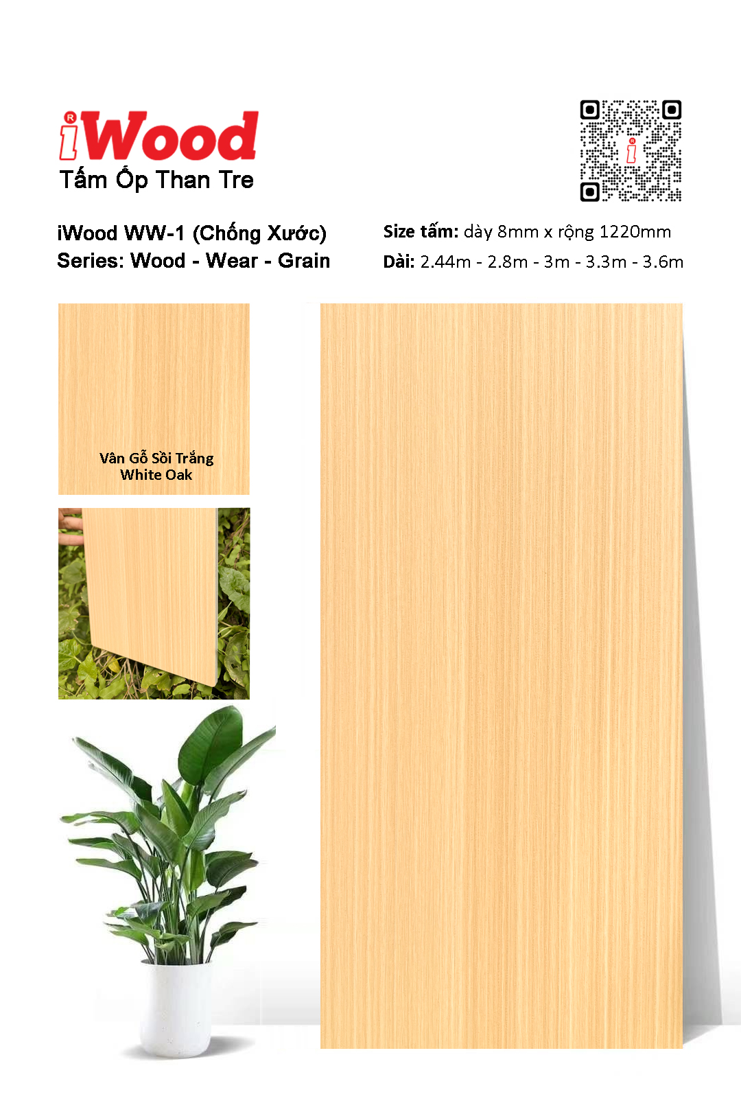 TẤM ỐP THAN TRE IWOOD WG-1
