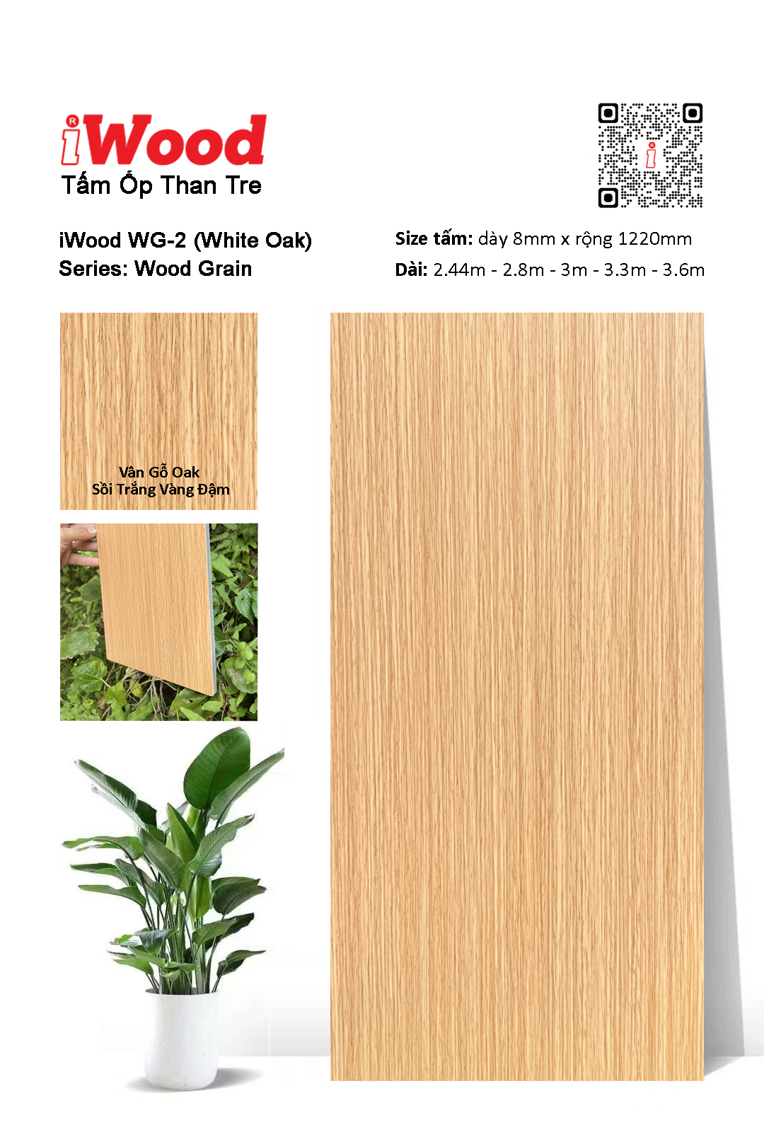 TẤM ỐP THAN TRE IWOOD WG-2