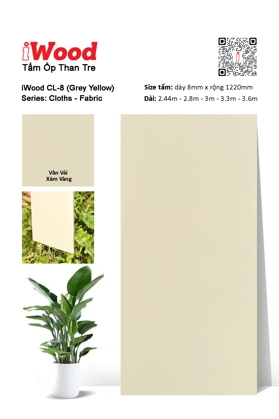 TẤM ỐP THAN TRE IWOOD CL-8